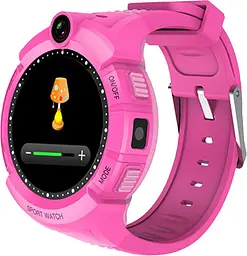 Смарт-годинник UWatch Q610 Kid smart watch Pink - мініатюра 3