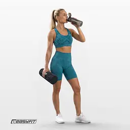 Масажний ролик EasyFit Grid Roller EPP 33 см - мініатюра 7