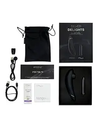 Лубрикант We-Vibe Womanizer Premium + Tango Silver Delights + 50 мл - Набір лакшері-іграшок - мініатюра 2