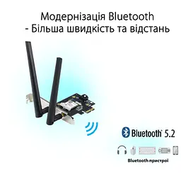 Мережева карта Wi-Fi ASUS PCE-AXE5400 - мініатюра 2