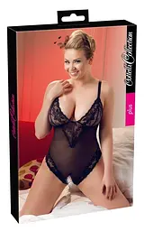 Боді Cottelli Curves, 4XL (чорний) - мініатюра 5