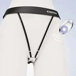 Вібратор у трусики KISSTOY Viosecret, пояс для фіксації та пульт ДК у комплекті - мініатюра 4