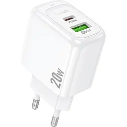 Мережевий зарядний пристрій Hoco CS54A Surplus PD20W+QC3.0 White (6942007631518) [173056]