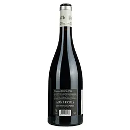 Вино Domaine Puech-Viel Rouge AOP Minervois червоне сухе 0.75 л - мініатюра 4