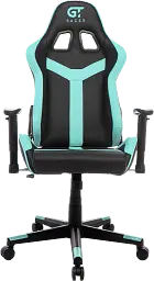 Геймерське крісло GT Racer чорне з ментоловим (X-2527 Black/Mint) - мініатюра 2
