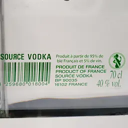 Горілка Source 40% 0.7 л - мініатюра 4