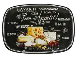 Блюдо GRAZIE скляне. 29.5х21 см Сир Bon Appetit S445012C/BB138L