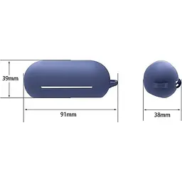 Чохол BeCover Silicon для Sony WF-C500 Dark Blue (712021) - мініатюра 3