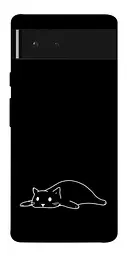 TPU чохол Demsky Lazy cat для Google Pixel 6