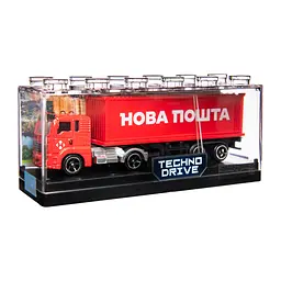 Автомодель TechnoDrive фура Нова Пошта в боксі 250416G