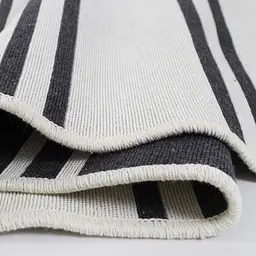 Килим Lotus Home - Infinity Stripe антрацит двосторонній 80x150 - мініатюра 5