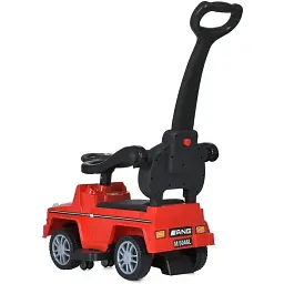 Дитяча каталка-толокар Bambi Racer M 5046L-3 з батьківською ручкою червоний - мініатюра 2