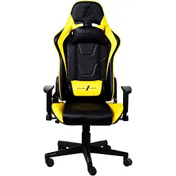 Геймерське крісло 1stPlayer FK2 Black/Yellow [121655]
