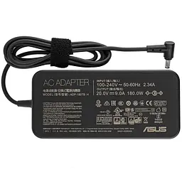 Блок живлення для ноутбука ASUS 20V 9A 180W 6.0x3.7мм-PIN чорний OVALE - мініатюра 2
