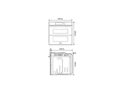 Духовка електрична DUAL COOK Samsung NV7B5765RAK - мініатюра 2