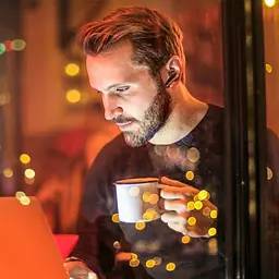 Бездротові сенсорні Bluetooth навушники-гарнітура Hoco ES43 вакуумні Чорний - мініатюра 8