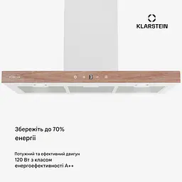 Витяжка Klarstein ZenFusion T 210 Вт (10046763) - мініатюра 3