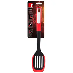 Ложка кухарська Bergner Mars з прорізами, 34 см (BG-38871-RD) - мініатюра 2