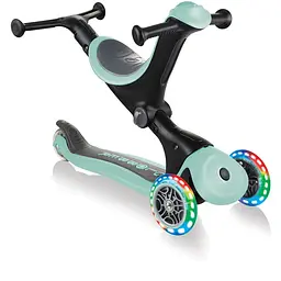 Самокат Globber Go Up Deluxe Lights 5 в 1 до 20/50кг 1+ м'ятний (646-206) - мініатюра 2