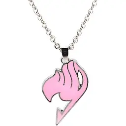 Кулон Хвіст Феї Фейрі Тейл Fairy Tail FT 22.88 Рожевий