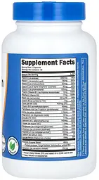Мультивітаміни 120 капсул пробіотики + 22 вітаміни й мікроелементи Nutricost