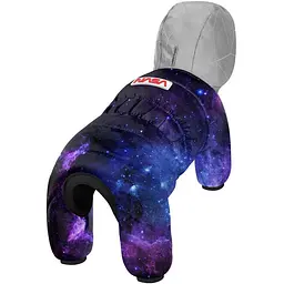 Комбінезон для собак Waudog Clothes малюнок NASA21 XS22 В 29-31 см С 19-21 см  