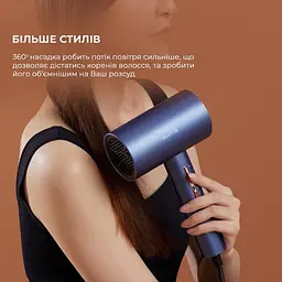 Фен Deerma DEM-CF15W 2000 Вт (синій) - мініатюра 6