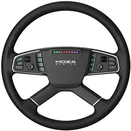 Кермо Moza Racing TSW Truck 40 cм 14 кн. RGB чорне