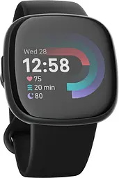 Смарт-годинник Fitbit Versa 4 Black/Graphite (FB523BKBK) - мініатюра 2