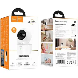 IP-камера для відеоспостереження Hoco D8 Indoor PTZ HD (6942007659093) - мініатюра 9