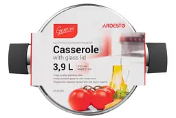 Каструля Ardesto Gemini AR-3639-G 22 см 3.9 л - мініатюра 4
