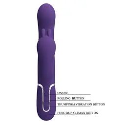 Вібратор PRETTY LOVE Cammy Dark Purple, Twinkled Tenderness PRETTY LOVE BW-500036-2 101622 - мініатюра 8