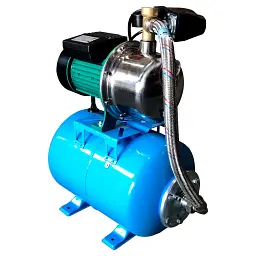 Насосна станція VOLKS pumpe  JY1000-24 1,1кВт  нержавійка  (складена) на гребінці - мініатюра 4