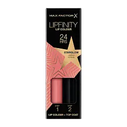 Стійка губна помада Max Factor Lipfinity 2 Step, відтінок 80 (Starglow) 2,3 мл + 1,9 г (8000019174512)