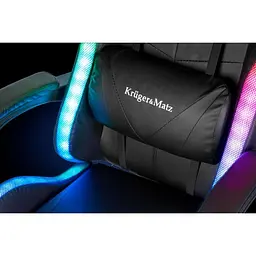 Крісло геймерське Kruger&Matz GX-150 з підставкою для ніг з підсвічуванням RGB - мініатюра 7