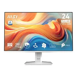 Монітор 23.8" PRO MP243W E14, White, IPS, 1920x1080 (16:9) MSI teh0028071 - мініатюра 3