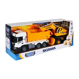 Ігровий набір серії "2 in 1 Truck" – САМОСКИД SCANIA І ЕКСКАВАТОР (світло, звук) TechnoDrive 8001KS - мініатюра 7