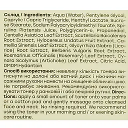 Охолоджувальний тонер для обличчя для боротьби з набряками Hollyskin Artichoke Skin Rerfecting Toner 150 мл - мініатюра 5