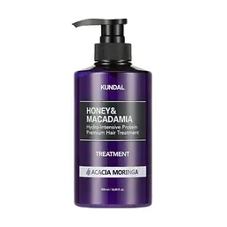 Кондиціонер для волосся "Акація Моринга" 500 мл Kundal Honey & Macadamia Protein Hair Treatment Acacia Moringa