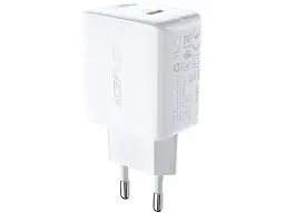 Мережевий зарядний пристрій Acefast A1 Fast Charge Wall Charger 20 W White (6974316280040) - мініатюра 2