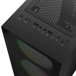 Корпус LogicConcept ARYA MESH+GLASS ARGB fans 2x140mm+1x120mm ЧОРНИЙ без Блок живлення ATX - мініатюра 10
