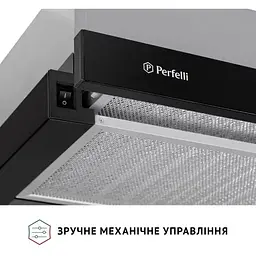 Витяжка телескопічна Perfelli TL 502 BL LED - мініатюра 4