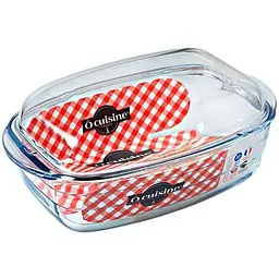 Каструля прямокутна для запікання O Cuisine Pyrex 3 л + 1.5 л кришка (465AC00/1643)