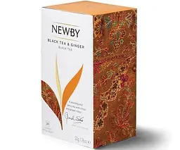 Чай чорний Newby з імбиром в пакетиках 25 шт (311630) - мініатюра 2