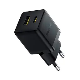 Зарядний пристрій Baseus Palm Cluster 30 Вт, USB-C + USB-A, швидке заряджання, чорний (P1011160A113-00) - мініатюра 1