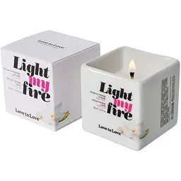 Масажна свічка Love To Love Light My Fire Musc (80 мл) - мініатюра 3