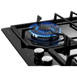 Плита газова Concept PDV 7460 bc 4 конфорки загартоване скло WOK пальник електропідпал - мініатюра 5
