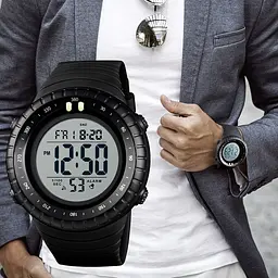 Чоловічий годинник Skmei 1420 Чорний - мініатюра 4