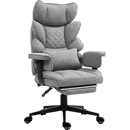 Офісне крісло GT Racer B-2511 Fabric Gray [125573] - мініатюра 2