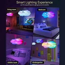 Лампа підвісна Хмара OBL-211 LED АРР 3D пульт - мініатюра 4